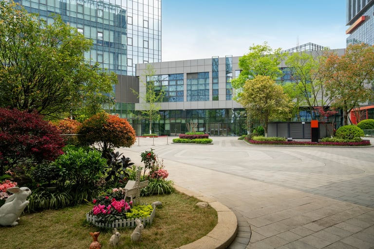 Financial District Square and Office Building, Tianfu New Area, Chengdu, China